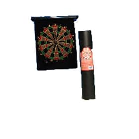 Roll up magnetic dart board