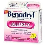 Benadryl Allergy Relief Ultra Tablets - 48 Ea