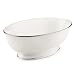 Lenox Floral Veil Bone China Platinum Banded Open Vegetable Bowl