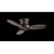 Minka-Aire Fans F518-ORB 44" Concept II Contemporary Flush Mount Bronze Ceiling Fan w Lgt & Remote