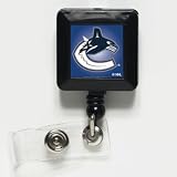 Vancouver Canucks Retractable Badge Holder Keychain