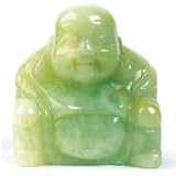 New Jade Buddha. A beautiful natural stone Buddha cut from New Jade which is said to encourage friendship, hope and inspiration.