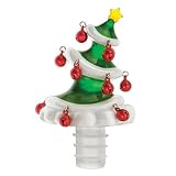 Christmas Tree Jangle Holiday Season Wine Bottle Stopper - 20-137