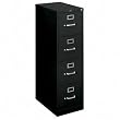 HONH414PP - 4-Drawer Letter File, Vertical, 15x22x48-3/4, Black