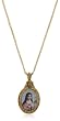 The Vatican Library Collection St. Therese Medallion Necklace