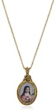 The Vatican Library Collection St. Therese Medallion Necklace