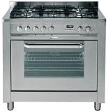 90cm Dual Fuel Range Cooker c/w 5 Burner Gas Hob