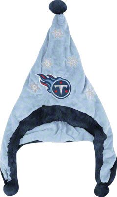 Tennessee Titans NFL Official Team logo Stadium Dangle Santa Hat *NEW ITEM*