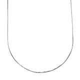 14k White Gold .50mm Box Chain Necklace, 20