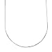 14k White Gold .50mm Box Chain Necklace, 20"