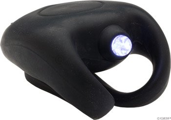 Knog Frog 1-LED Bicycle Light (Headlight, Black)