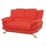 Rogers Leather Loveseat