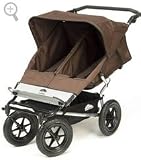 Urban Double Jogging Stroller - Chocolate Dot