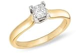 14K Gold 1ct TDW Diamond Ring IGL Certified