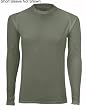 LE Tight Crew Compression Fit S/S Wicking Tight Crew ODGrn M
