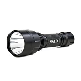  Guard Dog Security Halo 290 Lumen 5 Function Waterproof Rechargeable Tactical Flashlight (5.9-Inch, Black)