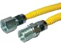 Eu4-8-12 P 1/2" O.D. Automatic Gas Shut-Off Fittings (3/4" M.I.P., Tapped 1/2" Female Flare) Brass Craft