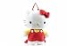 Kids Hello Kitty Backpack w/ Cute Red Overalls