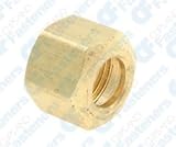 10 Brass Fitting Compression Nuts 5/16