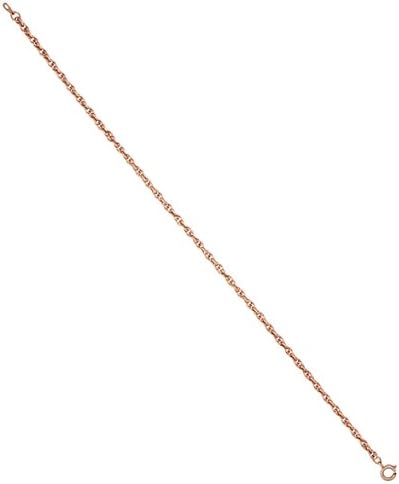 9 1/2 Inch Copper Twisted Helix Anklet