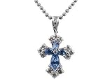 Designer cross pendant