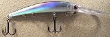 JLVLures JLV lures Diver Casting Trolling Crystal Iridscent Silver : Wobbling Wiggling Wiggle Minnow Saltwater Fishing Freshwater Steady Retrieve Stop-Go Tarpon Snook Redfish Deep Zander Barramundi Cod Speckled Trout Striper Pike Muskie Peacock Largemouth Walleye