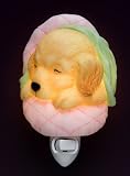 Baby Puppy Night Light Ibis and Orchid Design