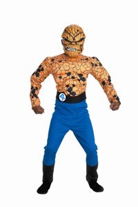  Fantastic Four The Thing Muscle Top with Mask Child Costume: Size 7-8