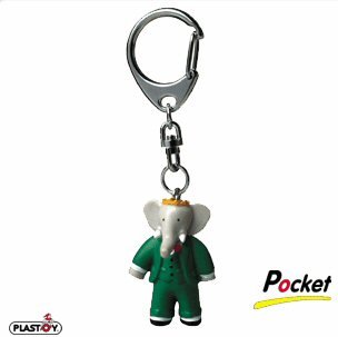 Mini Babar - 61227 - porte-clés Pocket Plastoy