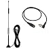 Cellphone Signal Booster Pack of Wilson Electronics Dual Band Magnet Mount Cellular Antenna and Cell Phone Antenna Adapter Cable for Audiovox BAM 330