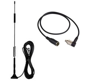 Cellphone Signal Booster Pack of Wilson Electronics Dual Band Magnet Mount Cellular Antenna and Cell Phone Antenna Adapter Cable for Kyocera Qualcomm QCP Thin Series, 860, 1960, 2760