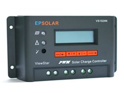 【クリックで詳細表示】チャージコントローラー VS1024N 10A 12V/24V兼用： 家電・カメラ