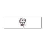 42 x 14 Wall Vinyl Sticker Rebel Butterfly Skull Goth