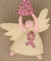 Breast Cancer Awareness Angel Lapel Pin