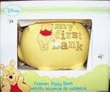 Disney Pooh Ceramic My First Bank, Yellow