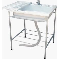 【クリックで詳細表示】ジャグ流し台600 蛇口が付いています JAG600