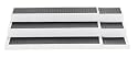 Copco 2555-9324 Non-Skid 3-Tiered Adjustable Cabinet Organizer