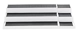 Copco 2555-9324 Non-Skid 3-Tiered Adjustable Cabinet Organizer