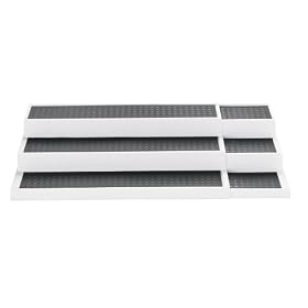 Copco 2555-9324 Non-Skid 3-Tiered Adjustable Cabinet Organizer