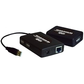 4PORT USB Hub with 1 Remote Port Over CAT5 by Tripp Lite