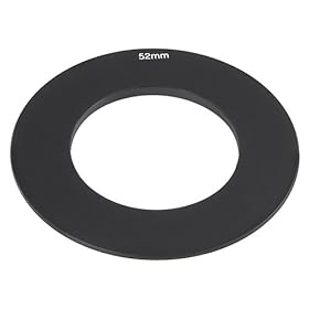 eForCity 52mm Ultra Violet (UV) Lens Filter + 52mm Lens Ring Adapter