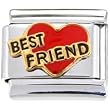 Best Friends In Heart Italian Charm