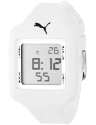 PUMA Womens PU910792002 Slide-S White Digital Watch