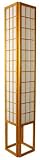Classic Unique Best Extra Tall Large Floor Lamp - 6ft. Tall Japanese Wood & Rice Paper Electric Lantern Classic Unique Best Extra Tall Large Floor Lamp - 6ft. Tall Japanese Wood & Rice Paper Electric Lantern