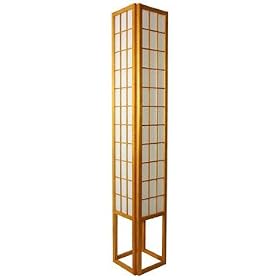 Outstanding Unusual Interesting Cool Floor Lamps - 6ft. Japanese Shoji Oriental Paper...