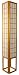 Classic Unique Best Extra Tall Large Floor Lamp - 6ft. Tall Japanese Wood & Rice Paper Electric Lantern