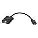 Samsung ET-R205UBEGSTA Galaxy Note Micro USB to USB Adapter - Retail Packaging - Black
