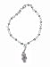 Anklet - A59 - Sized to Fit - Swarovski (tm) Crystal Beads ~ Tanzanite (Purply Blue Color) with Flip Flop Slipper Charm