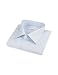 Finamore Light Blue Striped Italian Handmade Slim Dress Shirt
