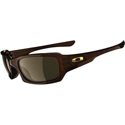Oakley Fives Squared Men's Lifestyle Sports Wear Sunglasses - Rootbeer/Dark Bronze